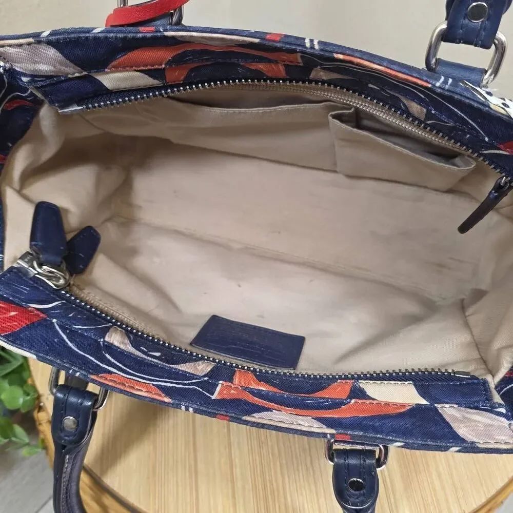 Coach Legacy Heritage Candace Carryall Signature Satchel F19951 Multicolor - Picture 15 of 16